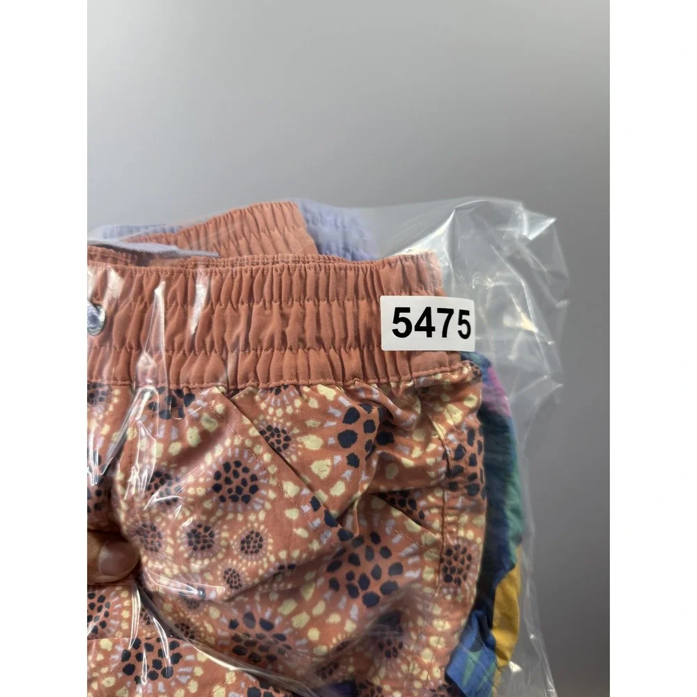Patagonia Swim Shorts Kids Small Multicolor Floral Print Elastic Waist Lot Of 3